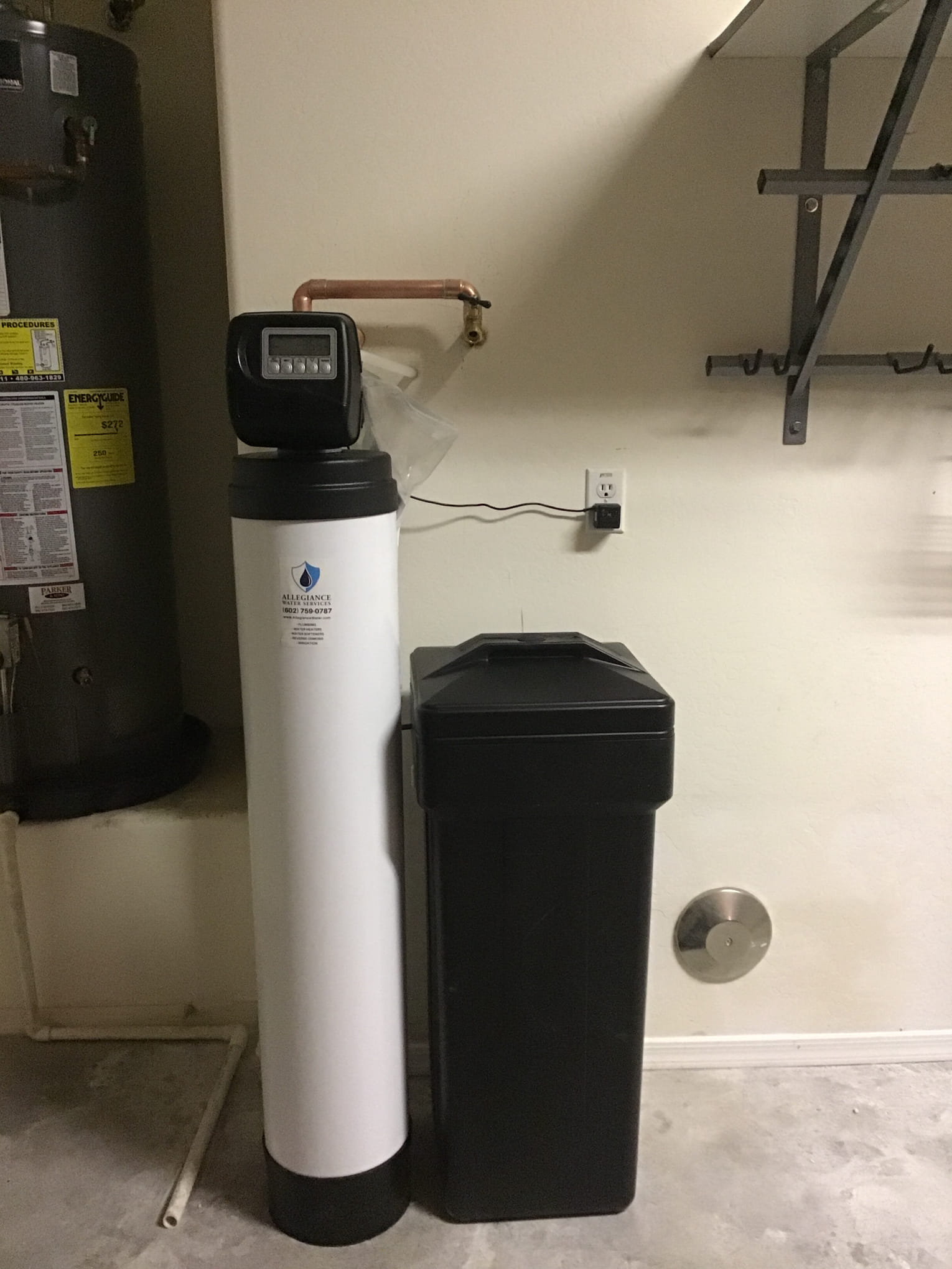 40k Clack Valve Softener with Brine Tank in Scottsdale Arizona